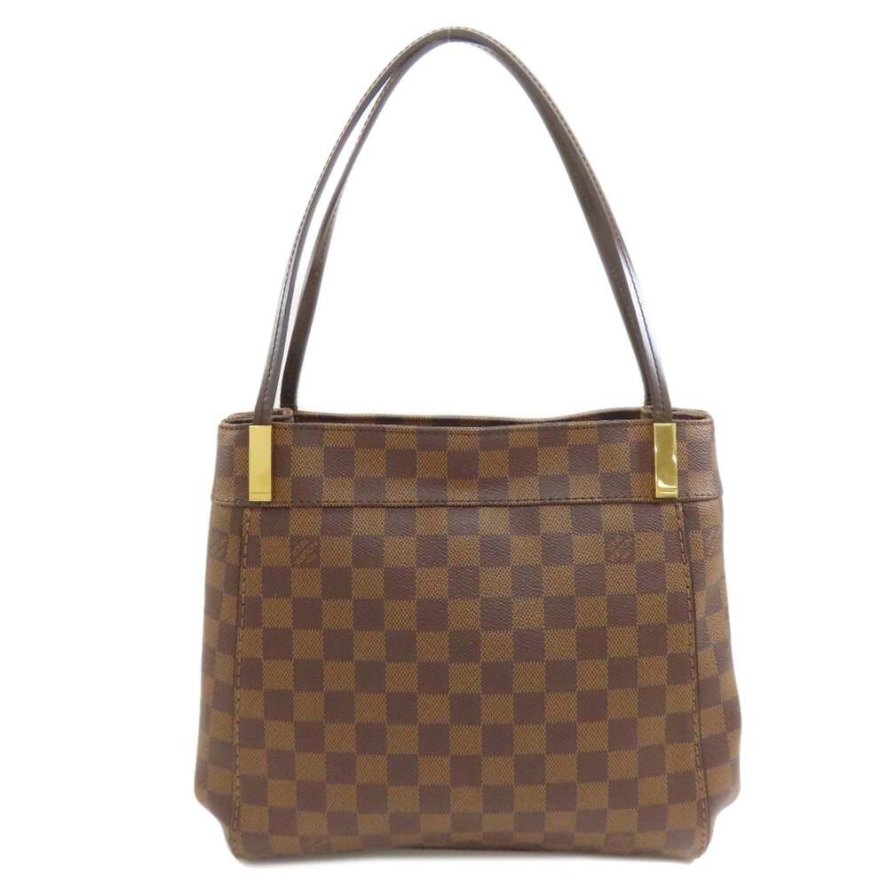 LOUIS VUITTON Brown Damier Canvas Tote Bag - Picture 2 of 16
